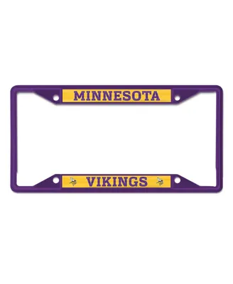Wincraft Minnesota Vikings Chrome Color License Plate Frame