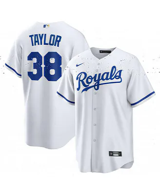 Men's Nike Josh Taylor White Kansas City Royals Home Replica Player Jersey