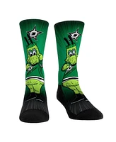 Men's and Women's Rock 'Em Socks Dallas Stars Mascot Pump Up Crew Socks