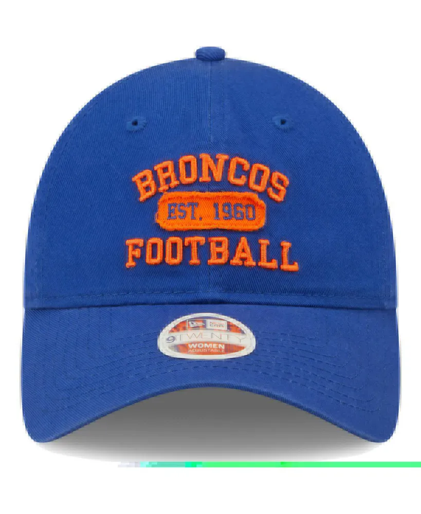 Women's New Era Royal Denver Broncos Formed 9TWENTY Adjustable Hat