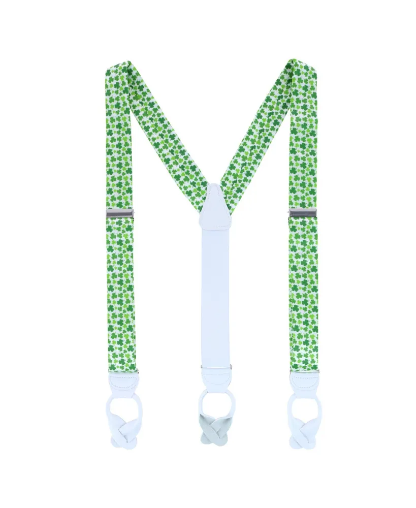 Trafalgar Men's The Golf Dream Silk Button End Suspenders