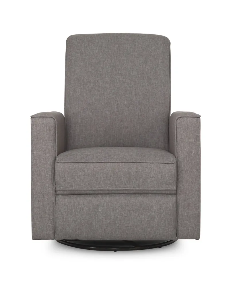 Evolur Raleigh Upholstered Plush Seating Glider Swivel, Recliner, Glider For Nursery