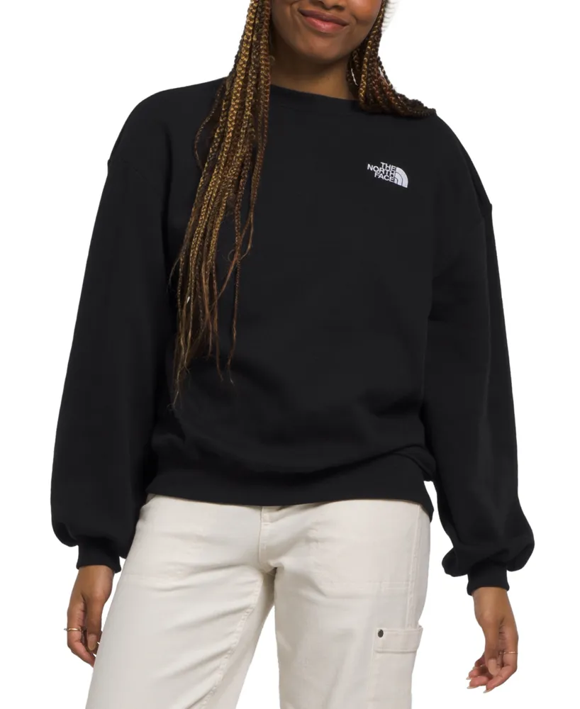 The North Face Women's Evolution Oversized Crewneck Fleece Sweatshirt