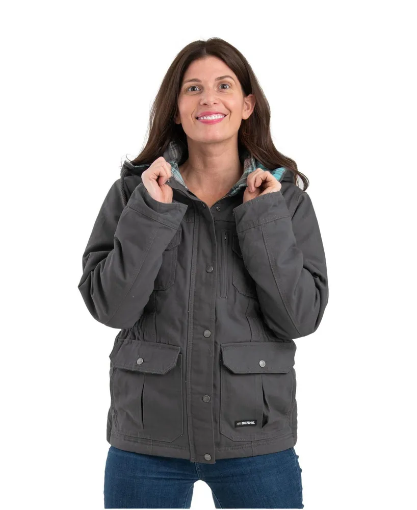 Berne Women's Long Softstone Duck Barn Coat