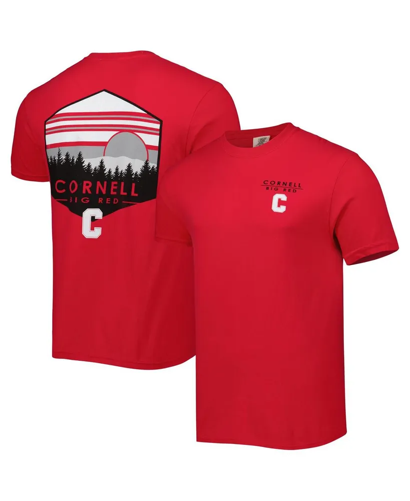 Men's Red Cornell Big Landscape Shield T-shirt