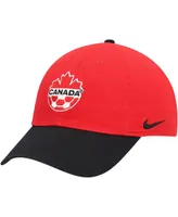 Men's Nike Red, Charcoal Canada Soccer Campus Adjustable Hat