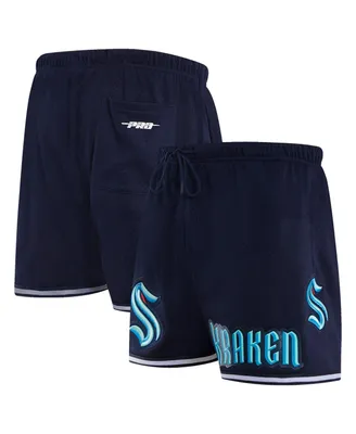 Men's Pro Standard Navy Seattle Kraken Classic Mesh Shorts