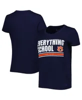 Women's Under Armour Navy Auburn Tigers Auburn Everything School T-shirt