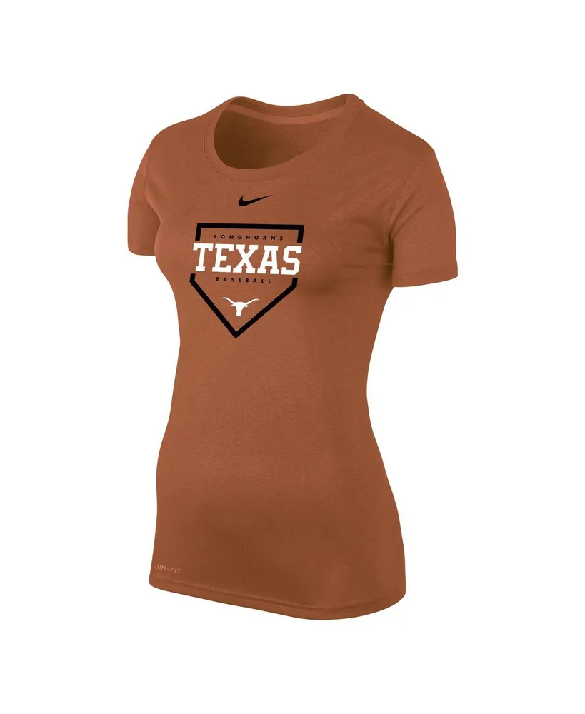 Men's Nike Texas Orange Longhorns Baseball Home Plate Performance T-shirt