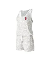 Women's Concepts Sport Cream Boston Red Sox Montana Hacci Knit Romper