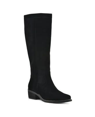 White Mountain Women's Altitude Regular Calf Knee High Boots