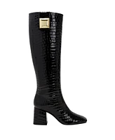 Katy Perry Women's The Geminni Block Heel Tall Boots - Black