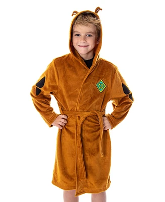 Scooby Doo Unisex Kids Am Scooby Costume Ultra-Soft Plush Bathrobe Robe