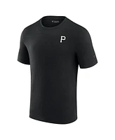 Men's Fanatics Signature Black Pittsburgh Pirates Modal Short Sleeve T-shirt