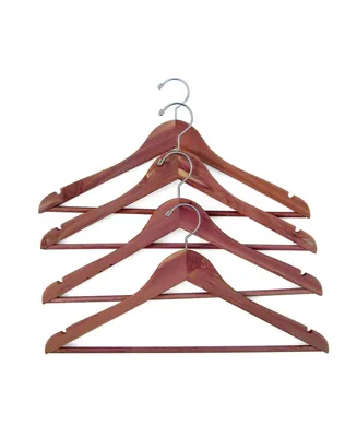 Set of 4 Cedar Garment Hangers