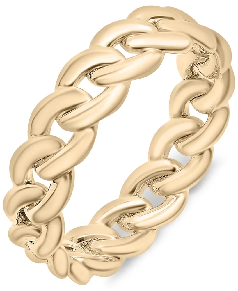Audrey by Aurate Chain Link Statement Ring Gold Vermeil, Created for Macy's