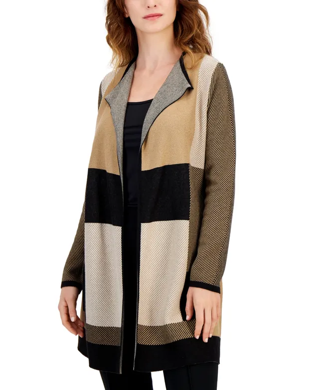 Kasper Petite Open-Front Cardigan