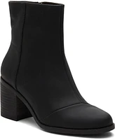 Toms Women's Evelyn Stacked Block Heel Booties