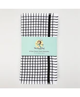 Sloppy Chef Classic Checkered Dishcloths (Pack of 8), 100% Cotton. Color Options, 13x13 in.