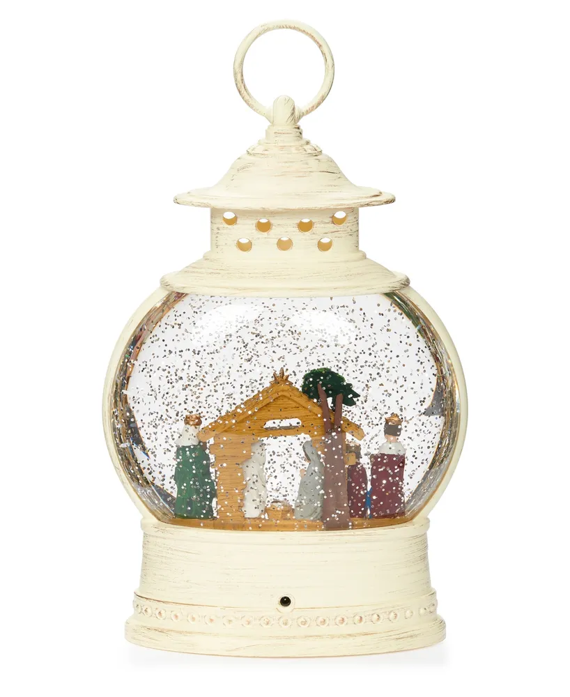 10" H Light Emitting Diode (Led) Nativity Lantern