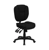 Emma+Oliver Mid-Back Multifunction Pillow Top Swivel Ergonomic Task Office Chair