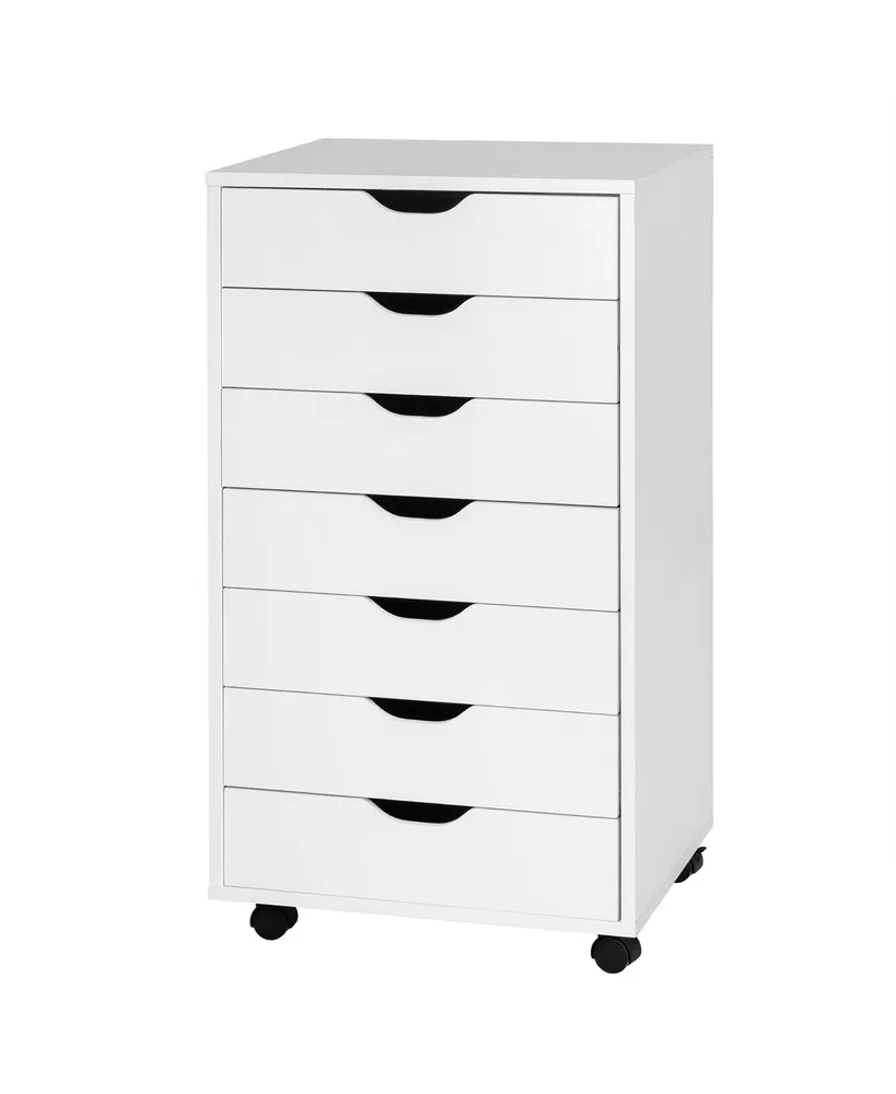 7 Drawer Chest Storage Dresser Floor Cabinet Organizer