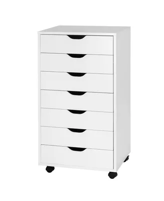 7 Drawer Chest Storage Dresser Floor Cabinet Organizer