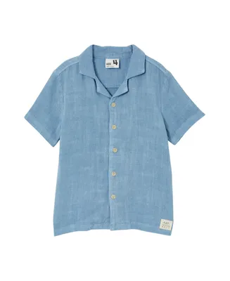 Cotton On Toddler Boys Cabana Short Sleeve Buttoned Shirt