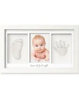 KeaBabies Duo Baby Hand and Footprint Kit, Handprint Newborn Photo Frame