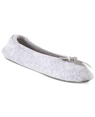 Isotoner Signature Women's Terry Indoor/Outdoor Ballerina Slippers