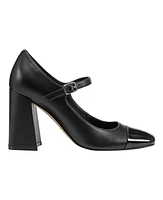 Marc Fisher Women's Charine Square Toe Block Heel Dress Pumps