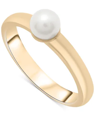 Audrey by Aurate Cultured Freshwater Pearl (5mm) Ring Gold Vermeil, Created for Macy's