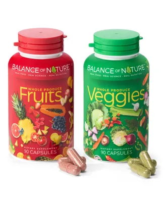 Balance of Nature Fruits and Veggies - Whole Food Supplement with Superfood for Women, Men, and Kids