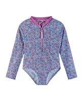 Toddler/Child Girls One Piece Rash guard Set