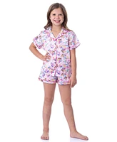 Barbie Girls Mattel Fantasy Mermaid Princess Sleep Pajama Set Shorts