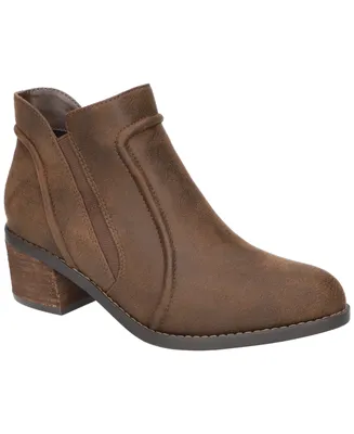 Bella Vita Women's Kenzie Block Heel Booties