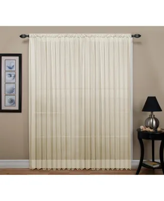 Ricardo Tergaline Double Wide 2/Way Pocket Curtain Panel 108"W x 63"L