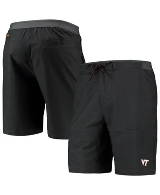 Men's Columbia Heathered Gray Virginia Tech Hokies Twisted Creek Omni-Shield Shorts