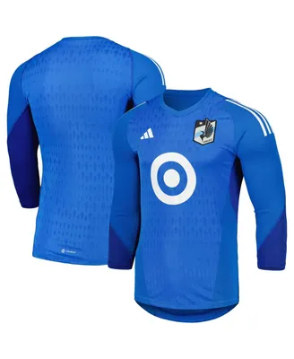 Men's adidas Blue Minnesota United Fc 2023 Goalkeeper Long Sleeve Replica Jersey