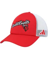 Men's adidas Scarlet Rutgers Scarlet Knights Script Trucker Snapback Hat