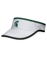 Men's Top of the World White Michigan State Spartans Daybreak Adjustable Visor