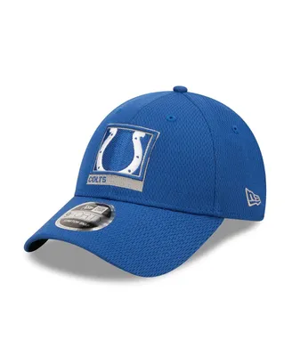 Men's New Era Royal Indianapolis Colts Framed Af 9FORTY Snapback Hat
