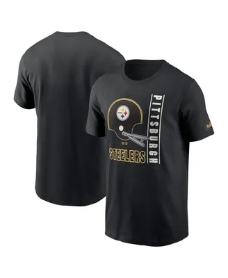 Men's Nike Black Pittsburgh Steelers Lockup Essential T-shirt