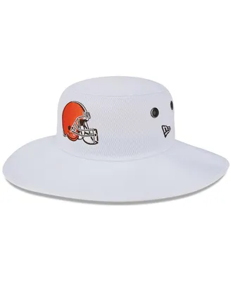 Men's New Era White Cleveland Browns 2023 Nfl Training Camp Panama Bucket Hat