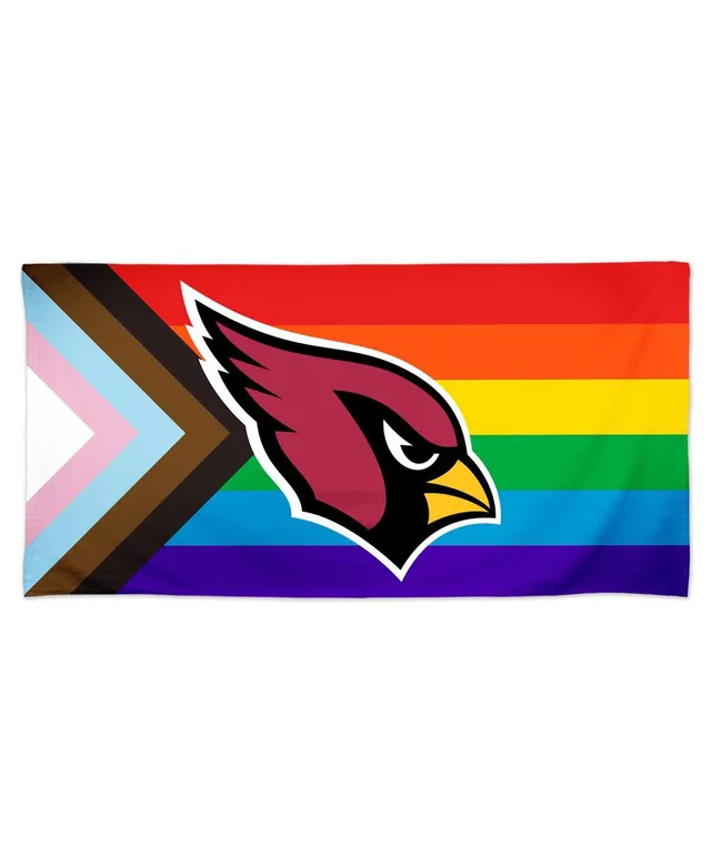 Lids Arizona Cardinals WinCraft 60'' x 30'' Floral Spectra Beach Towel