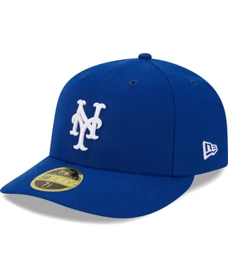 Men's New Era Royal New York Mets White Logo Low Profile 59FIFTY Fitted Hat