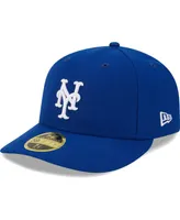 Men's New Era Royal York Mets White Logo Low Profile 59FIFTY Fitted Hat