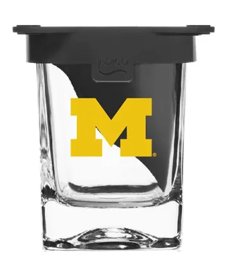 Michigan Wolverines 10 Oz Ice Wedge Glass