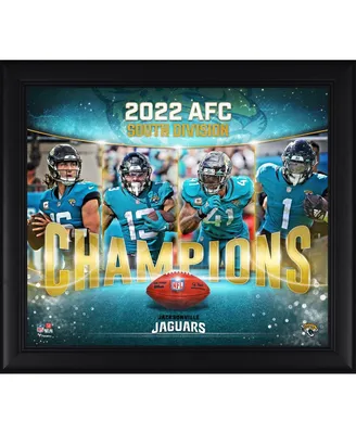 Fanatics Authentic Jacksonville Jaguars 2022 Afc South Champions Framed 15'' x 17'' Collage