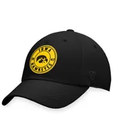 Men's Top of the World Black Iowa Hawkeyes Region Adjustable Hat